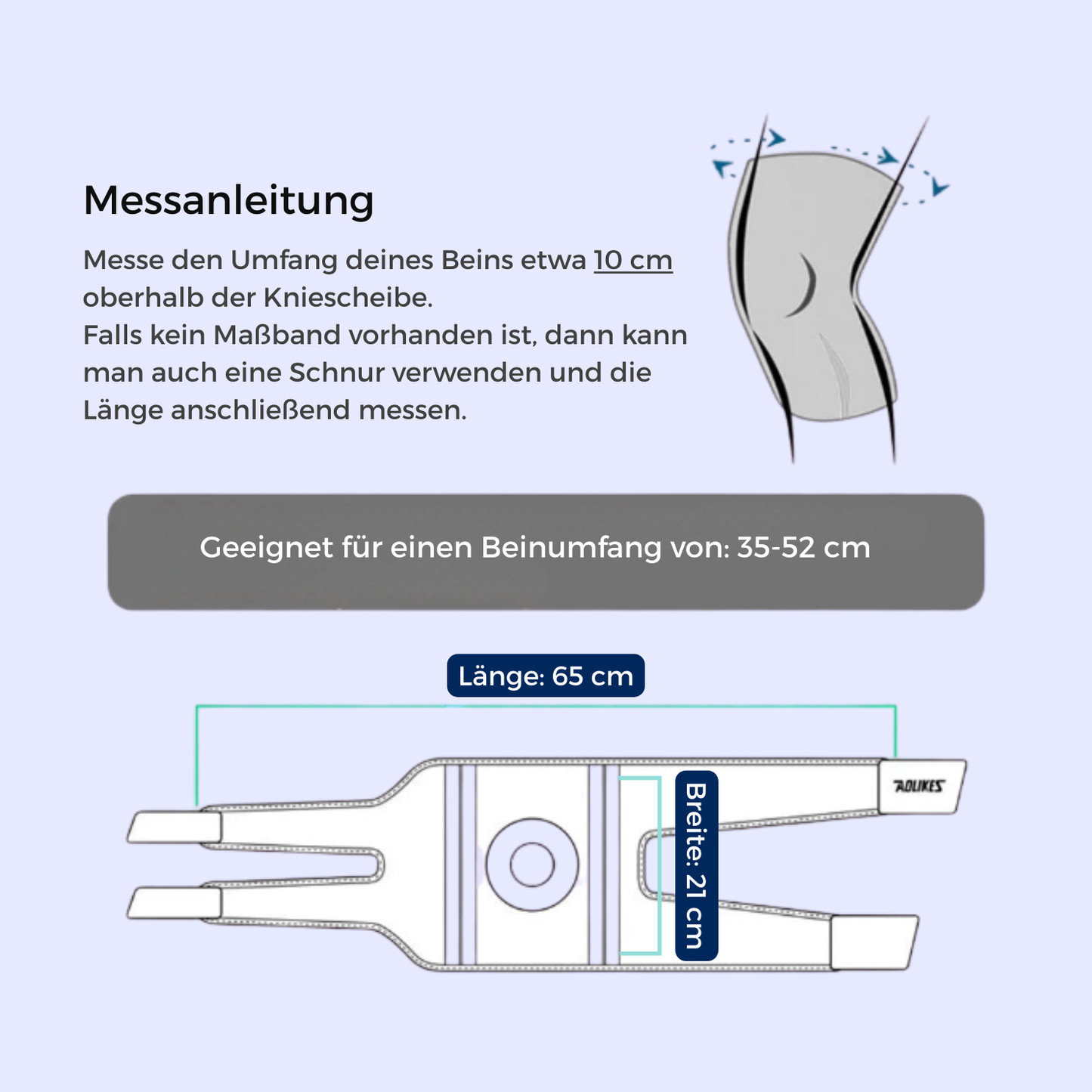 AOLIKES - Orthopädische Kniebandage